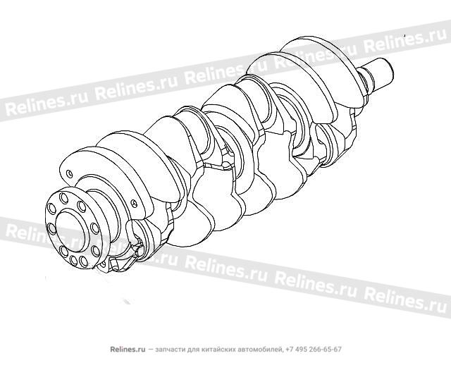 Вал коленчатый дизель - 1005***ED30