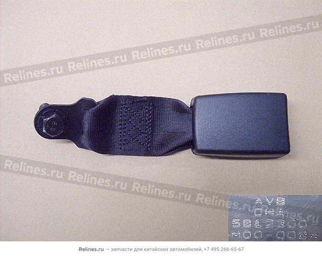 Lock buckle assy-rr seat belt - 581230***0-0084