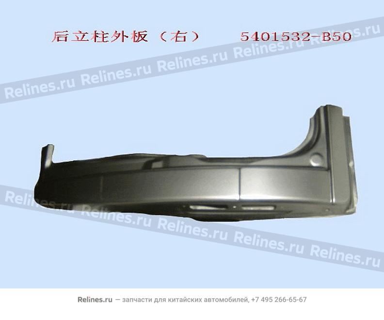 RR pillar otr plate RH - 5401***B50