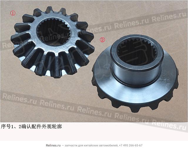 Gear-axle shaft