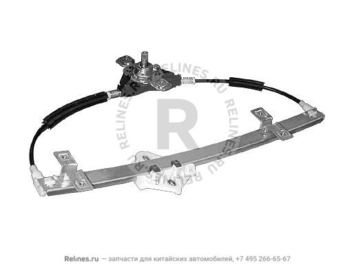 Стеклоподъемник задний правый механический - A11-***510