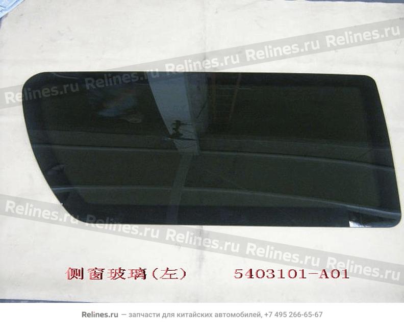 Left side window glass