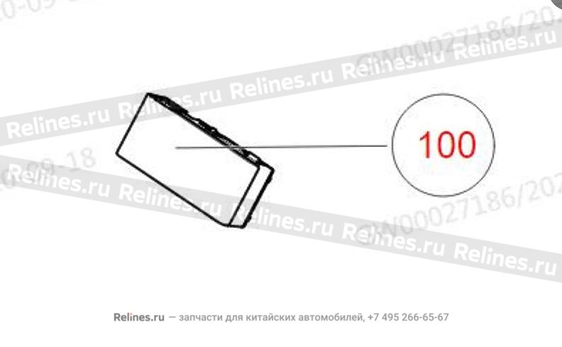 Светильник потолочный в сборе