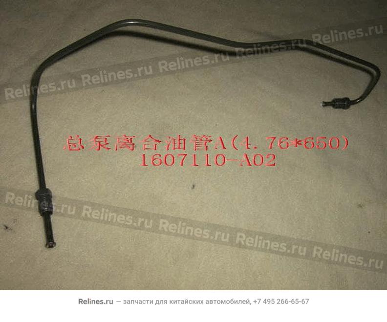 Oil pipe-clutch master cylinder(¦µ4.76Ўб