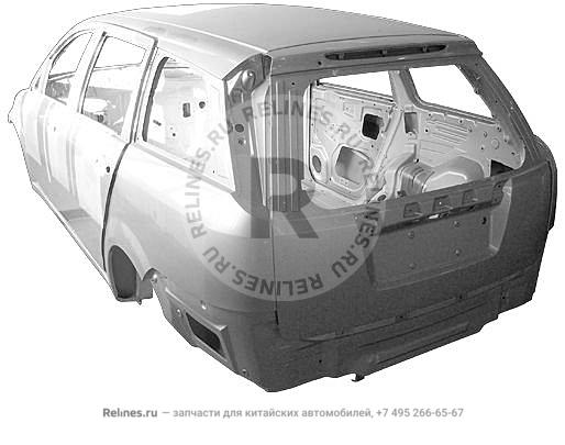 Car white body assy - B14-5***00-DY