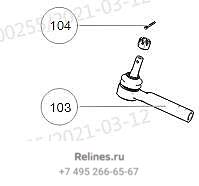 Тяга рулевая - 34011***V3AA