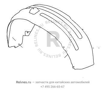 Подкрылок задний левый