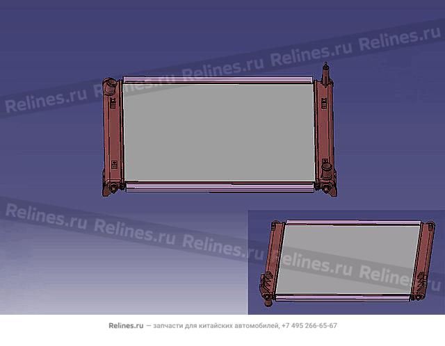 Радиатор в сборе H2