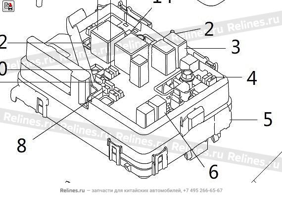 Блок предохранителей в сборе - 37221***V64A