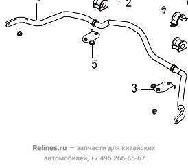 FR stabilizer bar assy - 29061***Z08A