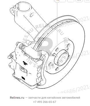 Кулак поворотный передний левый - 30011***T10A