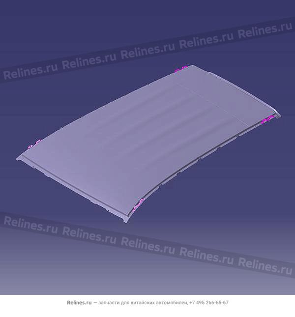 Крыша в сборе (без люка) - J68-5***00-DY