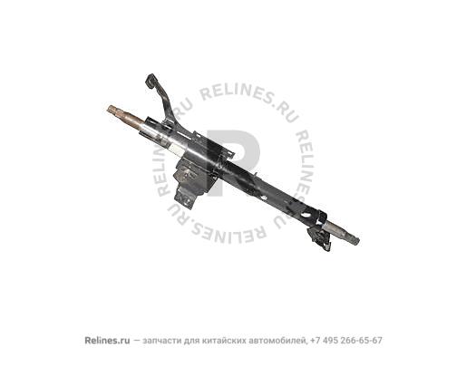 Steering column with power universal jiont