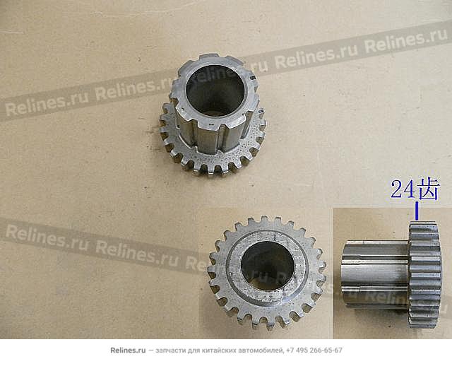 Шестерня раздат. коробки ведущего вала дизель - 44-24***-001