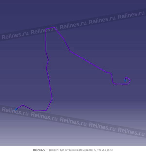 RR brake pipe 1-LH - 2040***1AA