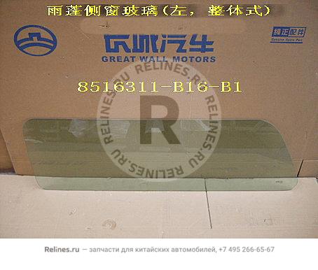 Side glass-cargo body awning LH(integrat