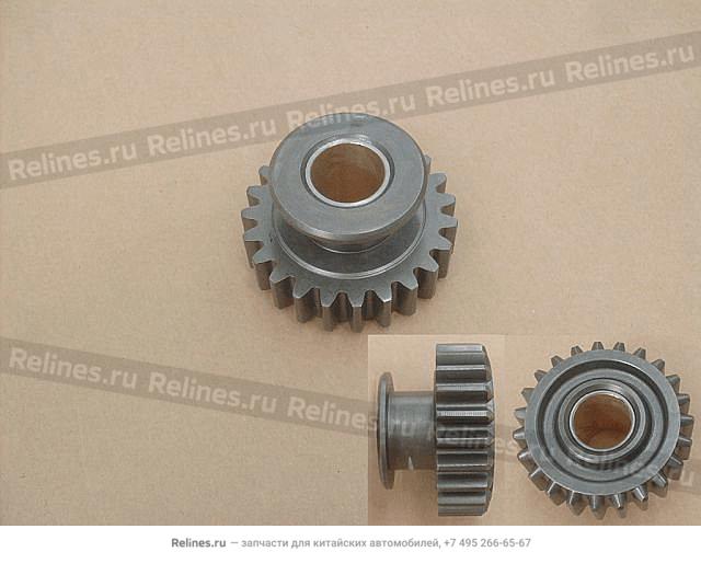 Шестерня КПП 4/4 промежуточная заднего хода дизель - ZM015***01400