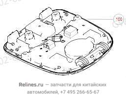 Потолочная консоль - 412410***90ADF