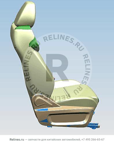 Сиденье переднее правое с пряжкой T19
