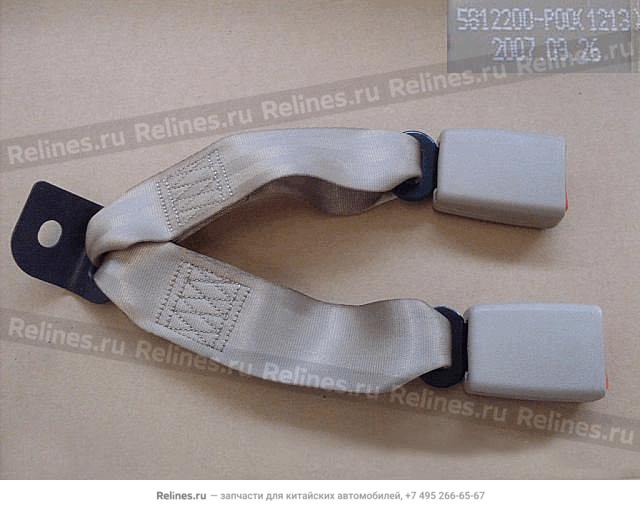 Buckle assy-rr seat belt - 581220***0-1213