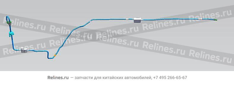 Fuel evaporative pipe