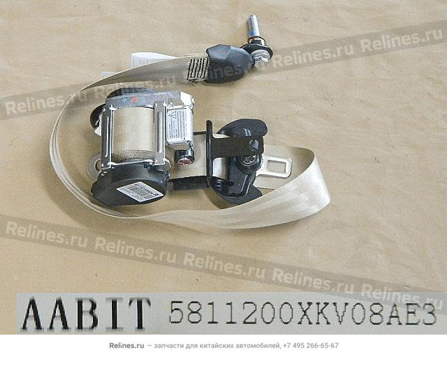 FR seatbelt assy RH - 581120***08AE3