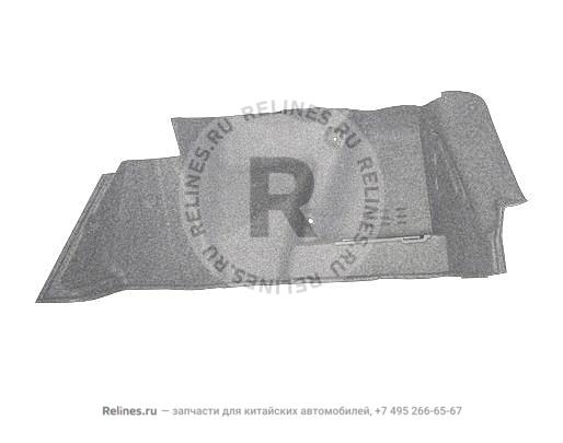 Mould assy - rear arch RH