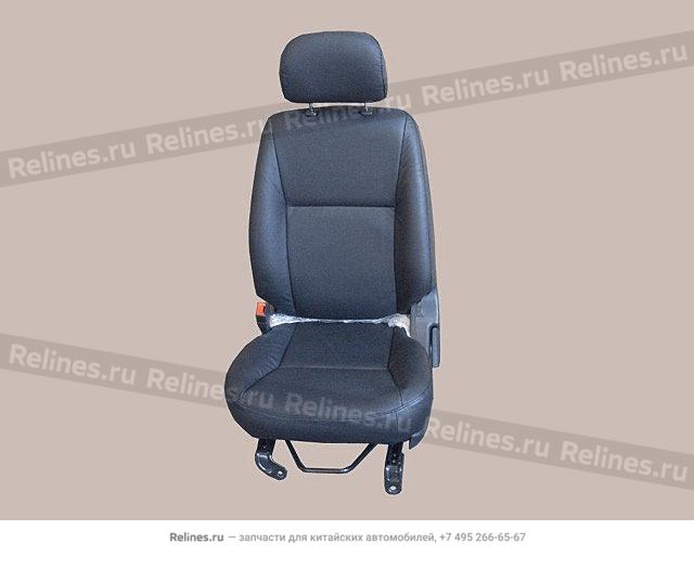 FR seat assy LH(leather black) - 680010***0-0804