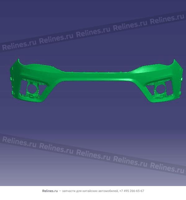 Верхняя часть переднего бампера