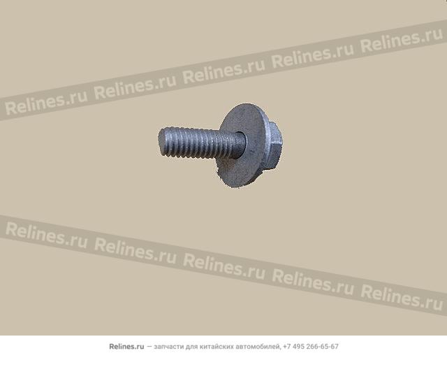 Болт M6x1x20.88 с пружинной и плоской увеличенной шайбой черный - 5173***K00