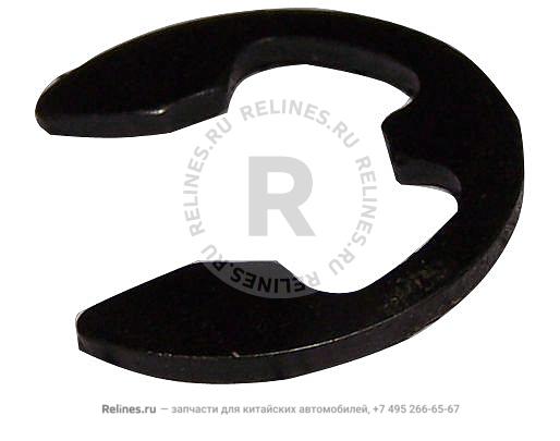 Snap ring-gearshift baffle