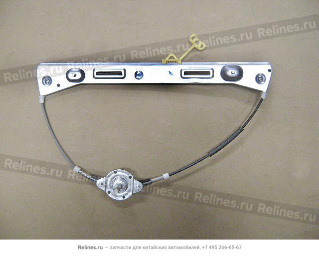 Front door glass regulator assy RH - 6104***M00