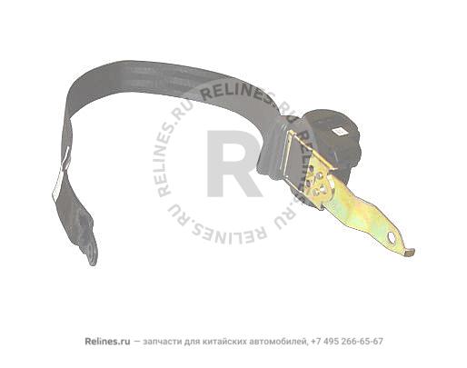 Ремень безопасности передний левый черный