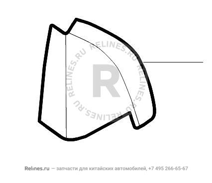 Triangle assy,RH FR door,INR - 610204***PXA86