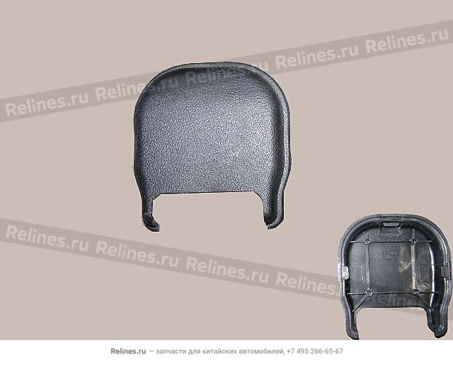 RR cover-fr seat LH(black) - 680001***0-0804