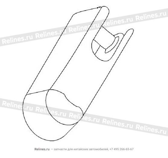 Trim cap-rr wiper - 63101***Y00A