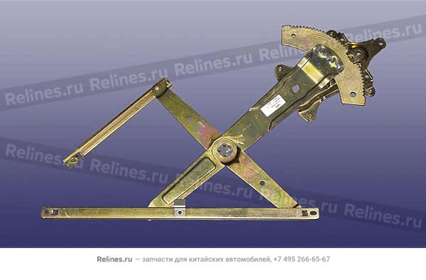 Glass regulator bracket-fr door RH