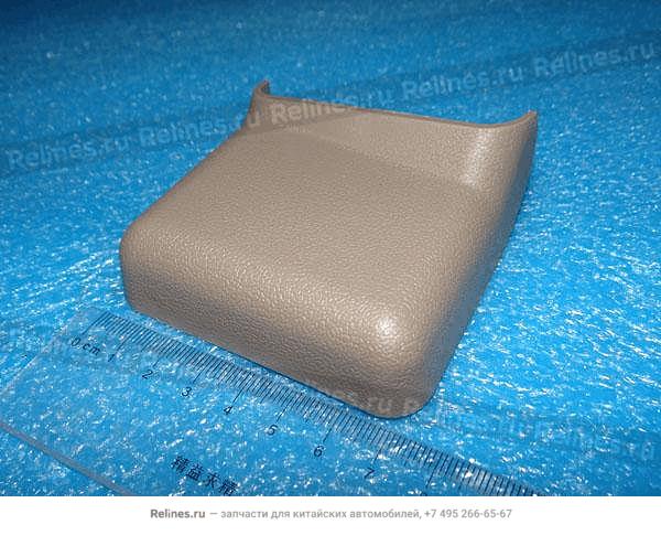 Bracket fixing cover-fr seat LH