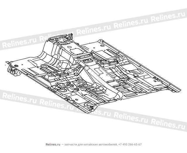 FR floor assy - 51200***14XB