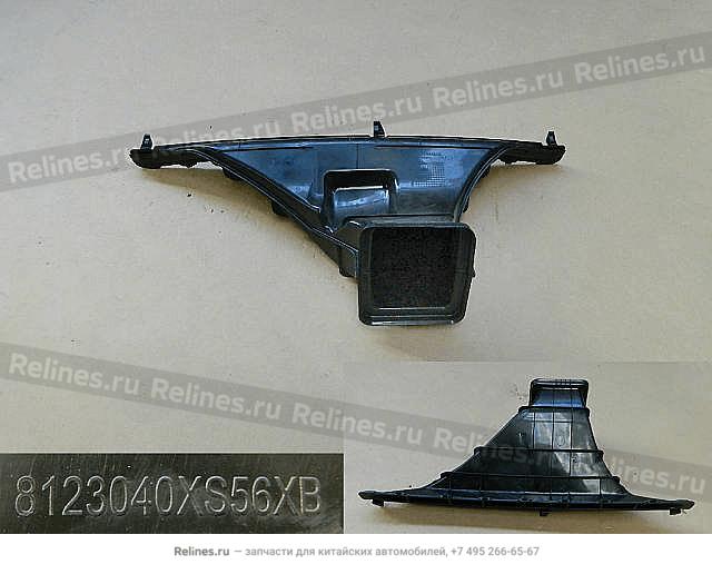 Central air duct assy defrostation - 81230***56XB