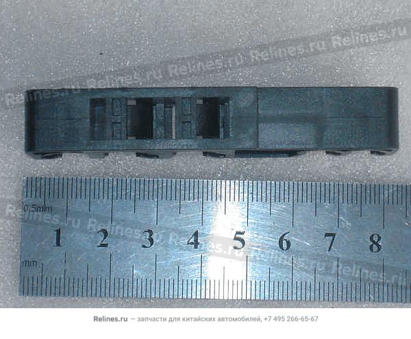 Держатель пластиковый трубки тормозной с (для 2+3 трубок) гребёнчатый c
