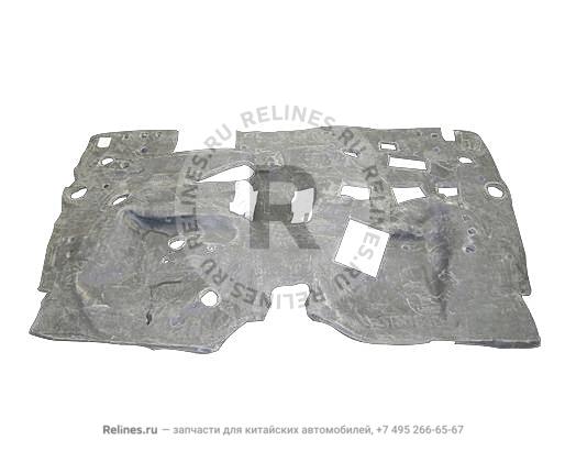 Shock absorbing gasket - FR baffle