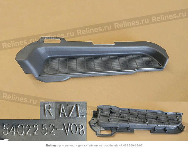 Guard plate-rr doorsill RH - 540225***8-006J