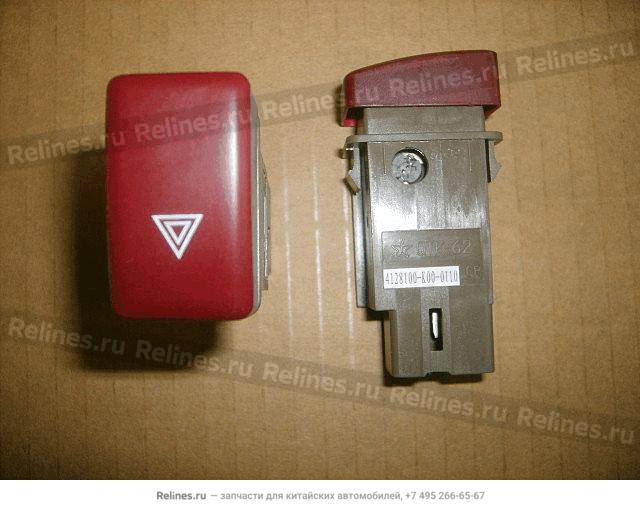 Sw assy-warning lamp(red) - 4128100***A-0110