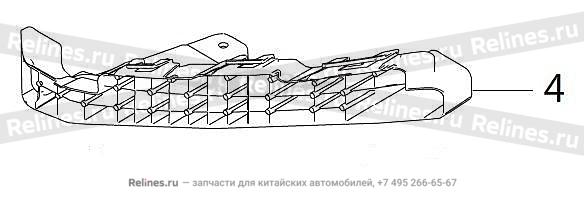 Кронштейн крепления левой фары