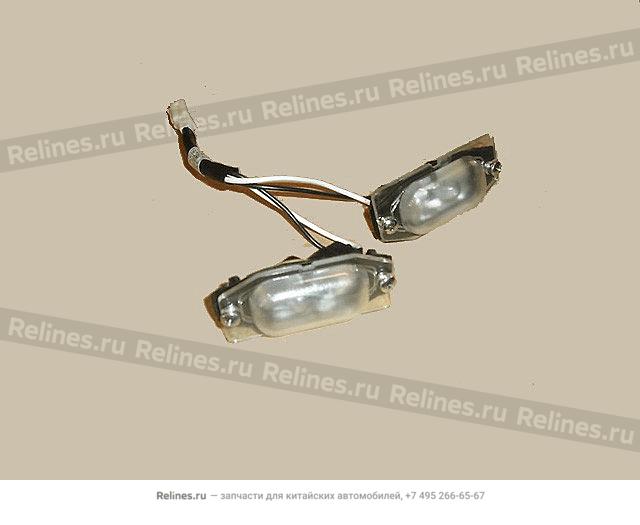 Lamp assy-no.plate - 4108***F02