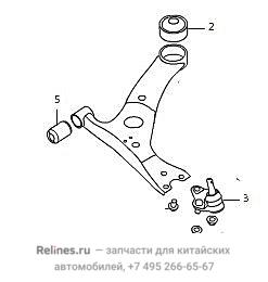 LWR swing arm assy RH