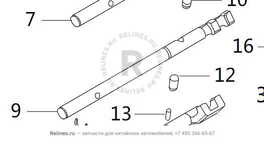 Shifting fork SHAFT-1ST 2ND gear