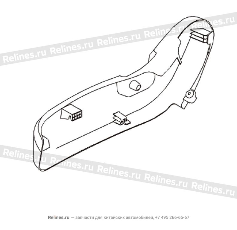 Cushion cover assy RR bench seat - 69023***Z08AC