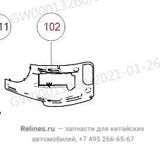 Кронштейн радара правого - 28041***T01A